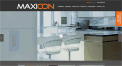 Desktop Screenshot of maxiconusa.com